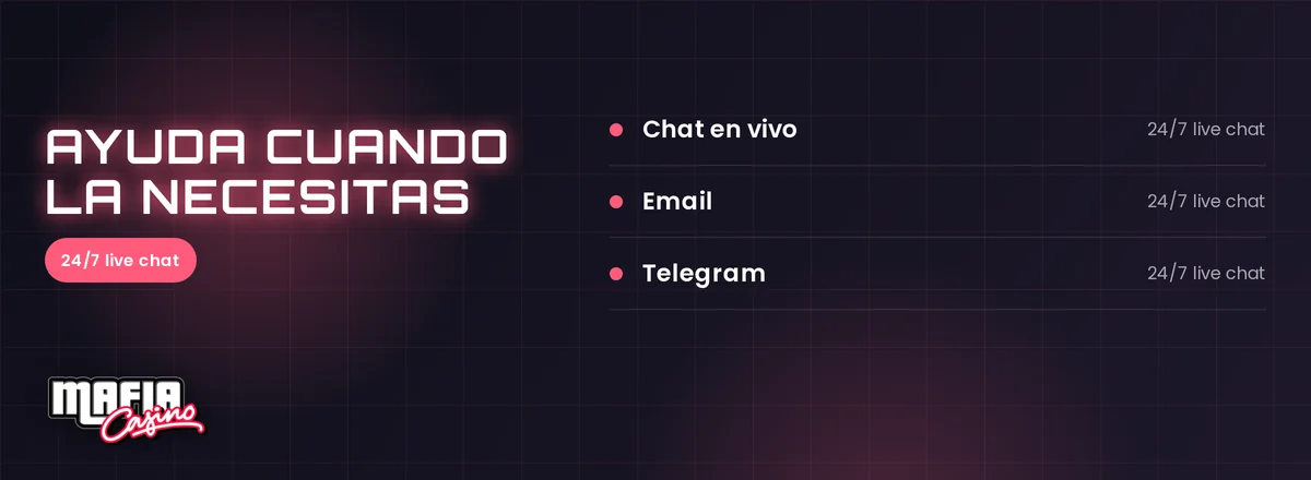 Contacta canales de soporte.